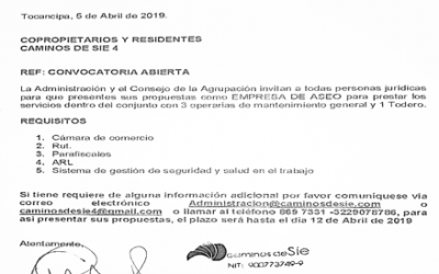 CONVOCATORIA