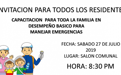 CAPACITACIÓN MANEJO DE EMERGENCIAS